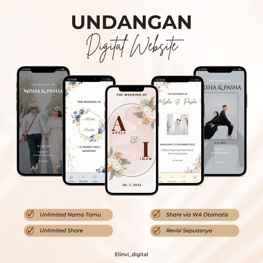 Undangan Website Murah| Undangan Digital Website | Undangan Pernikahan Digital | Undangan Modern