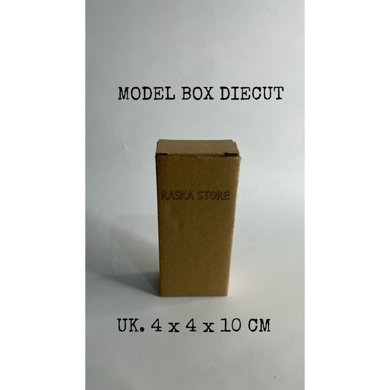 

Kardus Karton UK 4x4x10 Cm Model diecut bottol