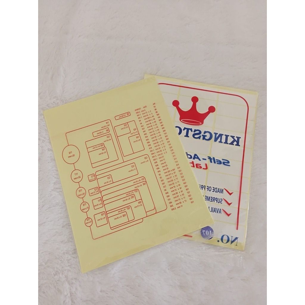 

Label KINGSTONE No. 107 - Self Adhesive Label 107 - Sticker
