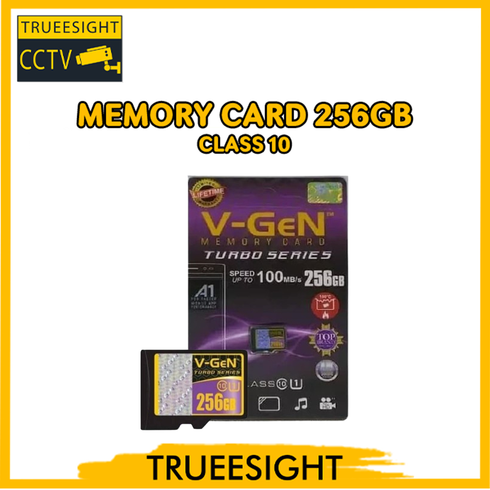 MICRO SD V-GEN 256GB MEMORY CARD CLASS 10
