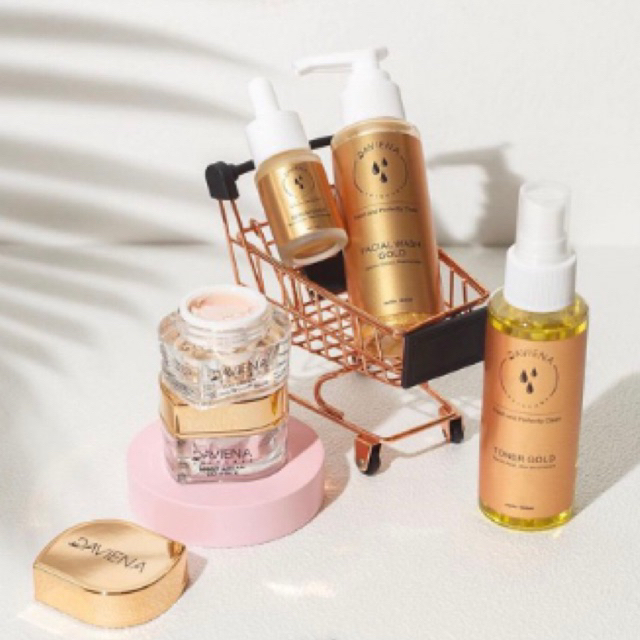 (PROMO) PAKET GOLD SERIES DAVIENA SKINCARE | DAVIENA | |DAVINA SKINCARE| davienaskincareofficialBPOM