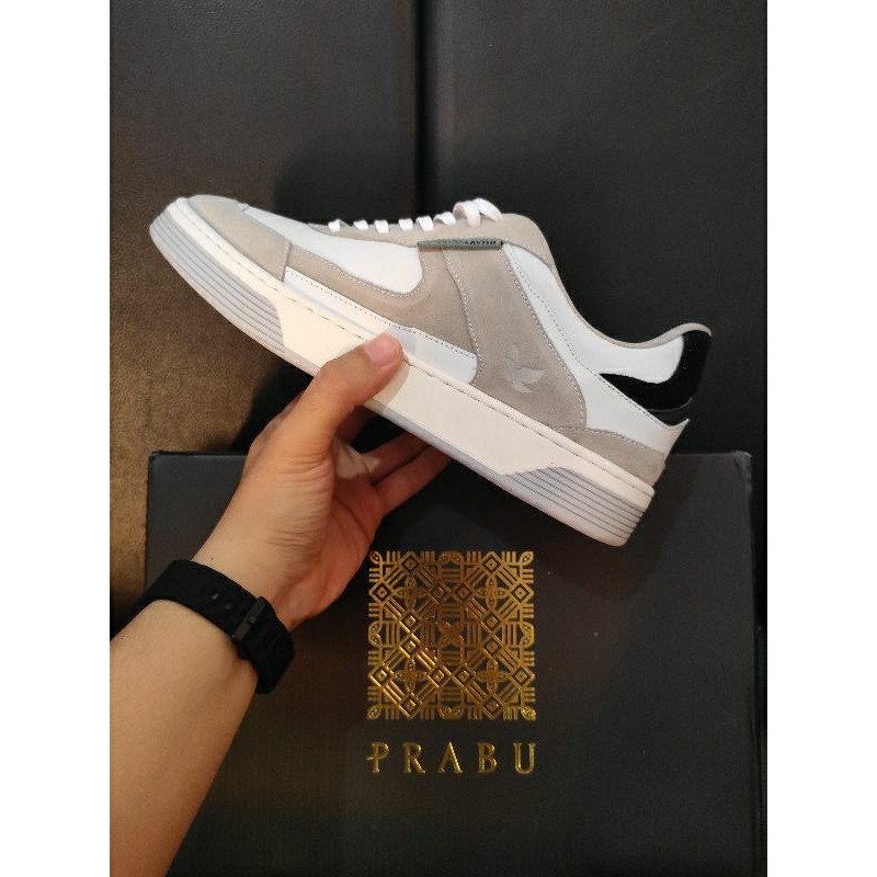 Prabu x NTL - Jalak Bali Sepatu Sneakers Pria - Putih - 43