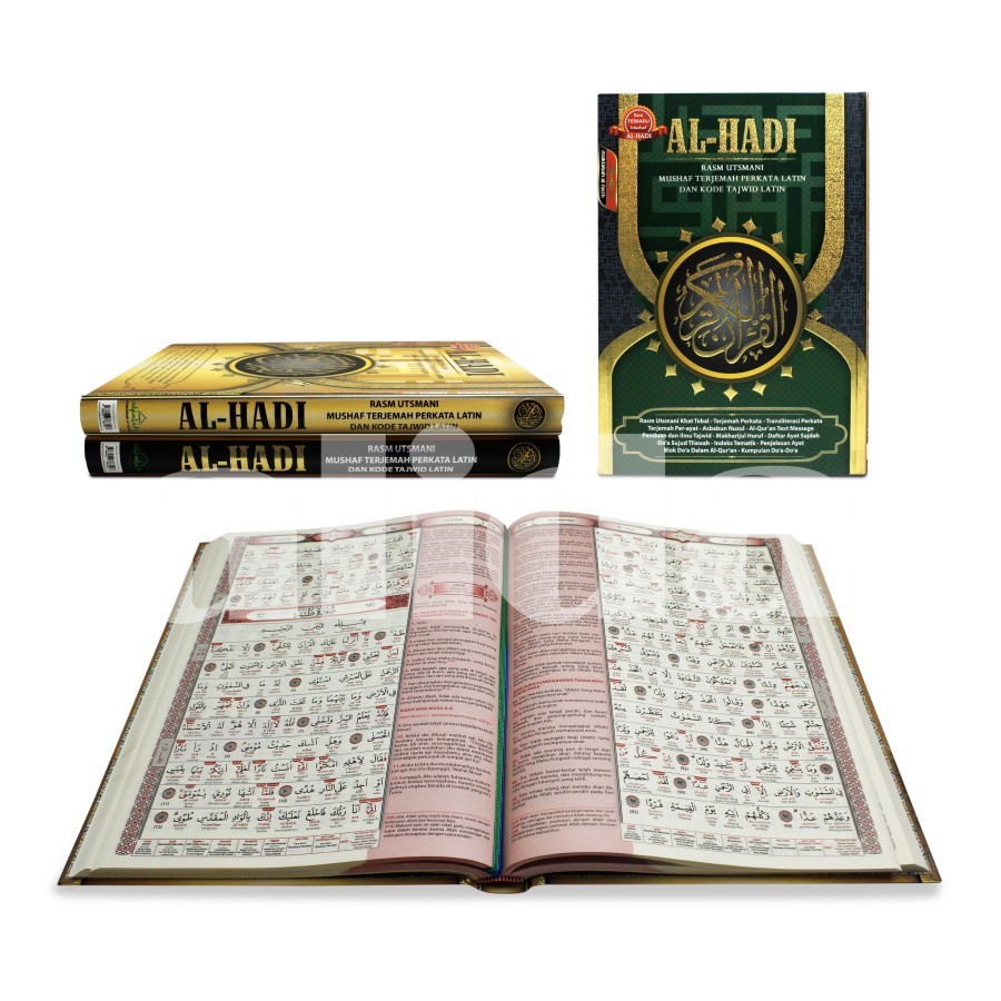 Al-quran Alhadi Terjemah dan Tulisan Latin Per Kata besar, Alquran Tajwid Al-hadi ukuran A4