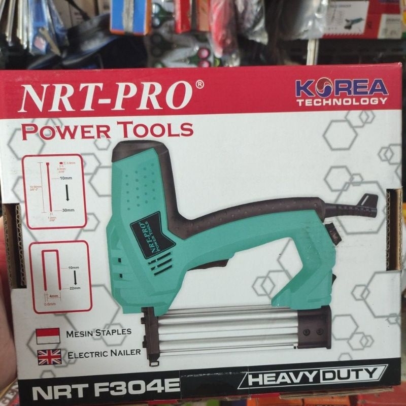 alat paku tembak listrik NRT - PRO F304 E /model U dan i /mesin paku tembak listrik model U dan i nr