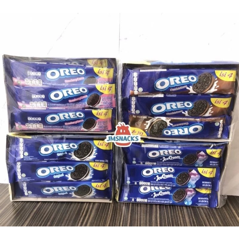 

0[PROMO!!] Oreo Sachet 1 Pak Isi 12 x 28gr - biskuit nikmat termurah diskon