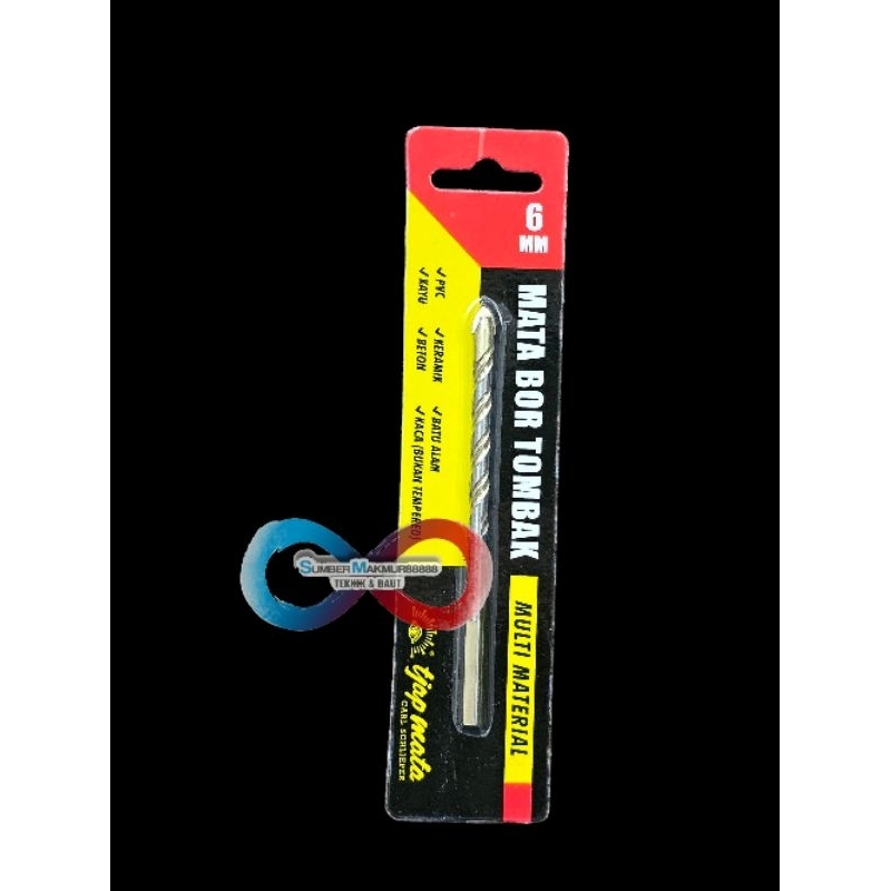 mata bor beton multi material 6mm tjap mata