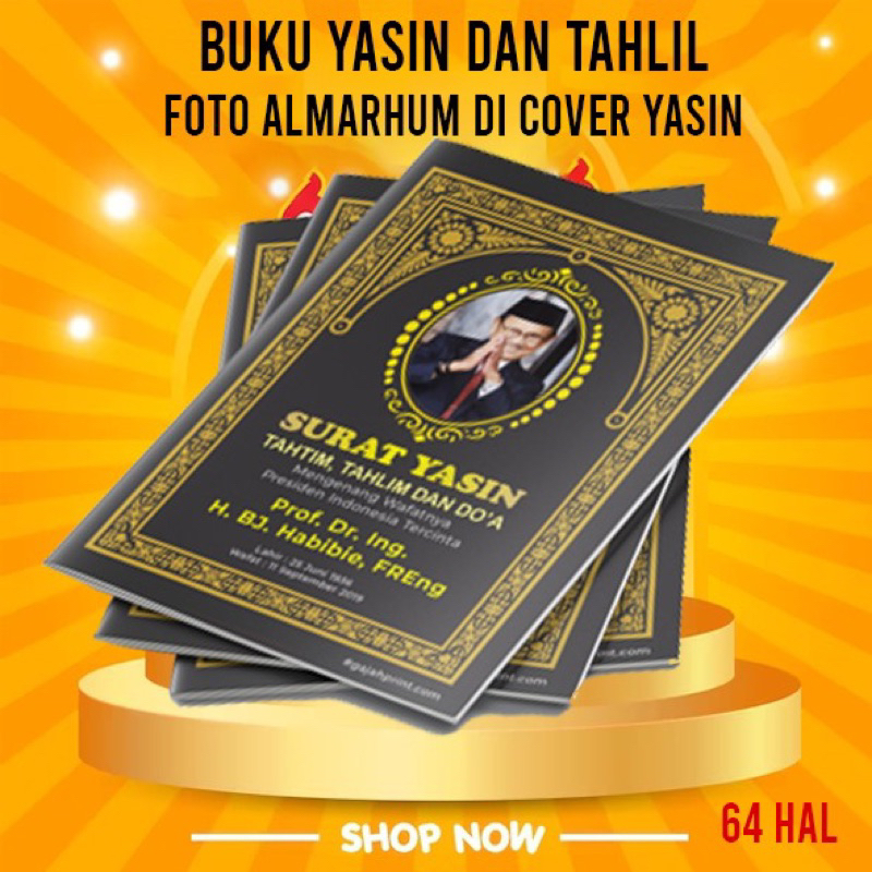

Buku Yasin dan Tahlil custome cover