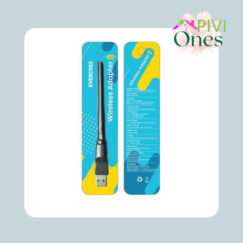 Dongle Wifi Evercoss utk PC Set Top Box Receiver Penangkap sinyal wifi