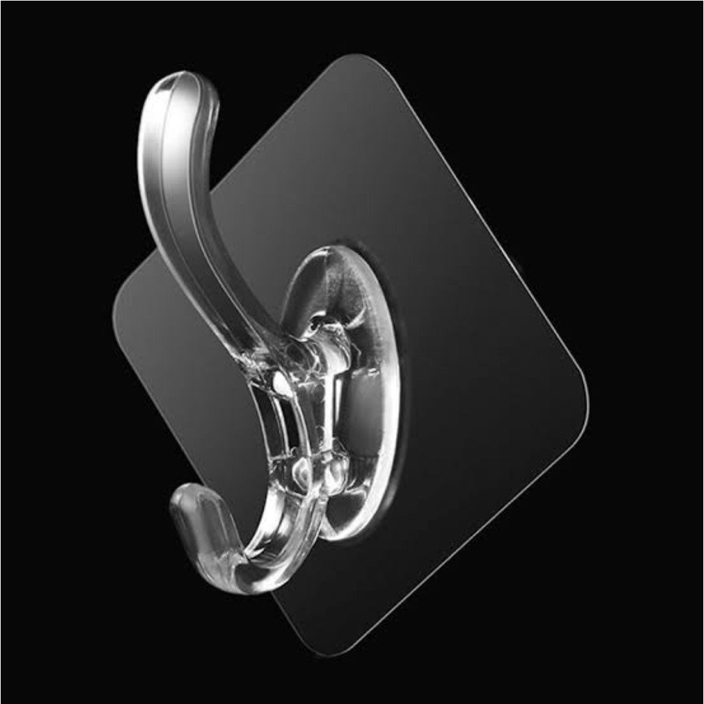 Hook 1kait JB tempel Plastik-gantungan topi baju kitchen set dapur pengait cantolan gantung sendok d