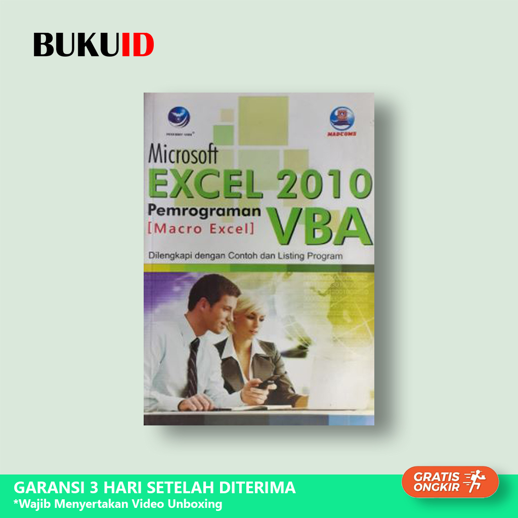 Buku Microsoft Excel 2010 Pemrograman VBA - Original