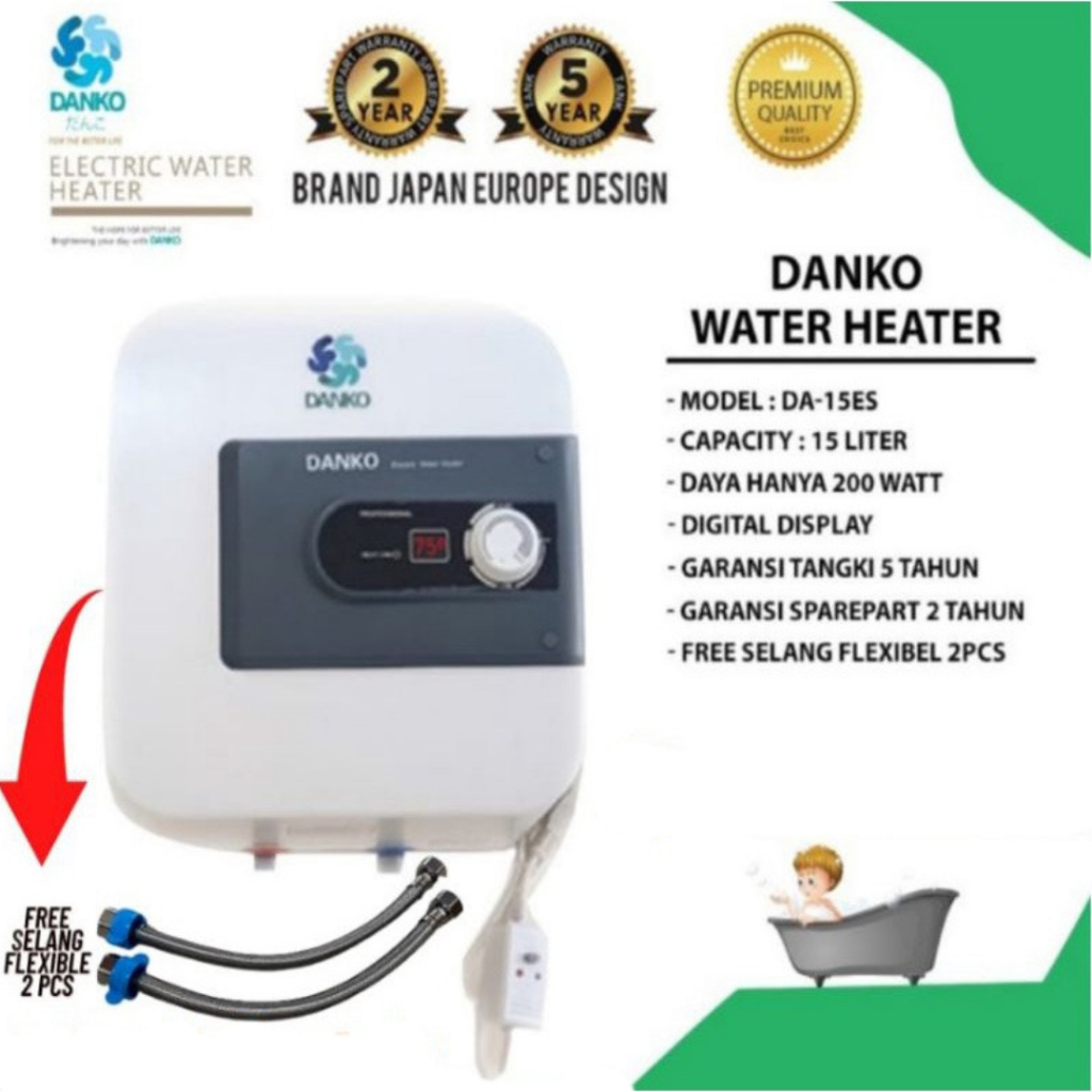 Pemanas Air Water Heater Danko 15 L 30 L/ Water Heater Listrik Danko