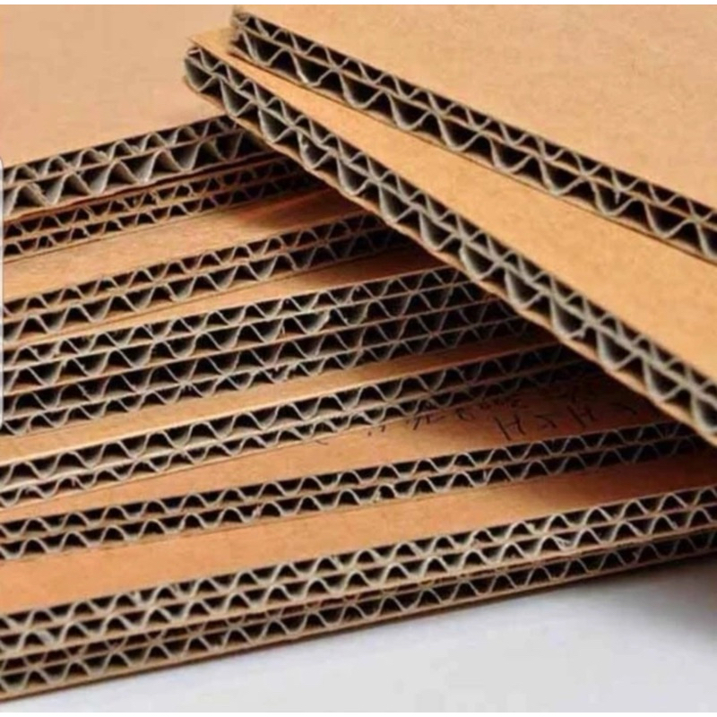 30x30 cm double wall karton lembaran kraft