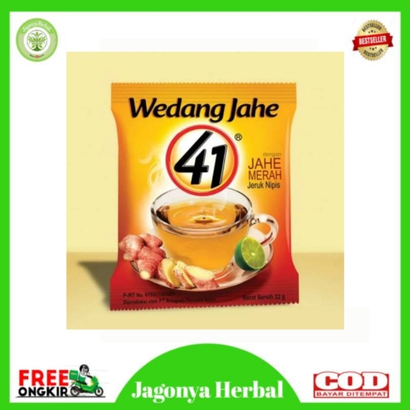 

WEDANG JAHE MERAH 41 JERUK NIPIS PER RENCENG / 10 SACHET