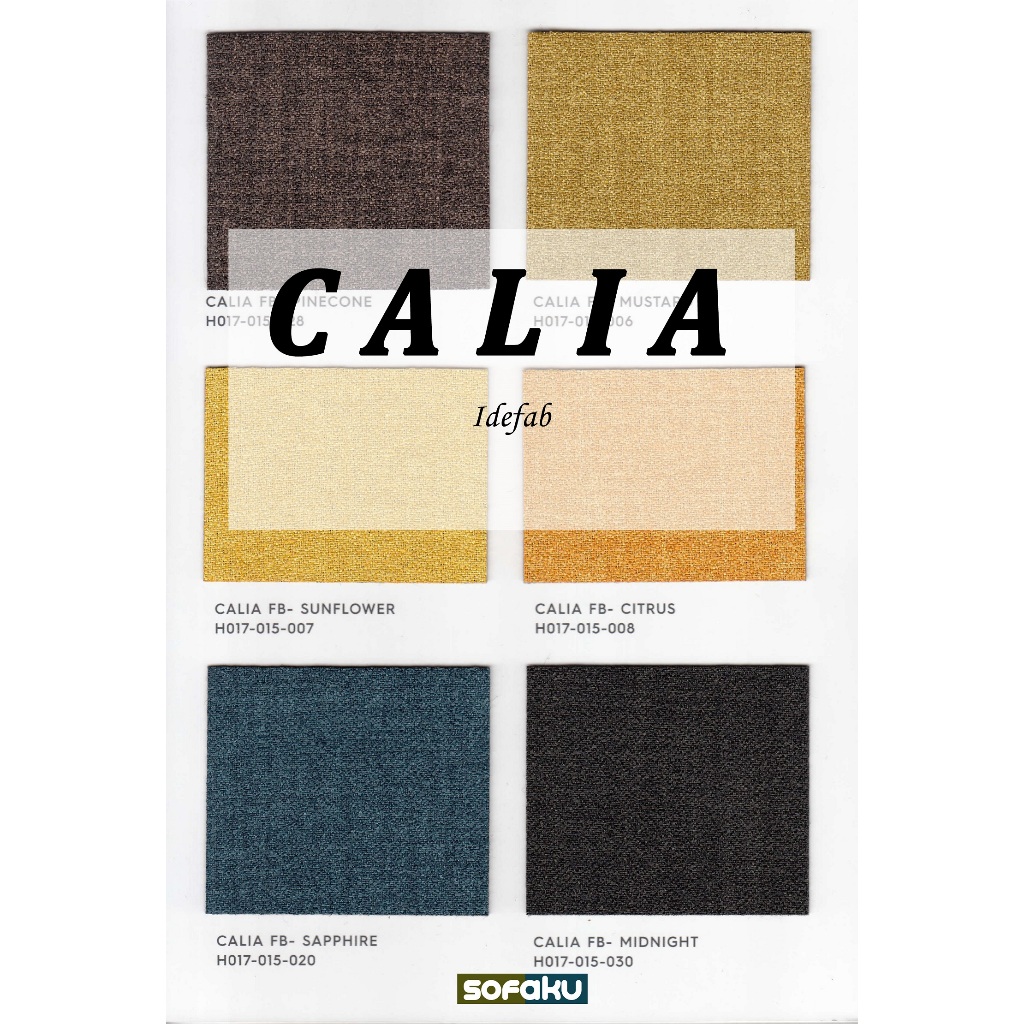 CALIA FB - Idefab Pro Bahan Kain Premium Tebal - Kain Sofa Exclusive Kain Sofa Mahal Poliester Premi