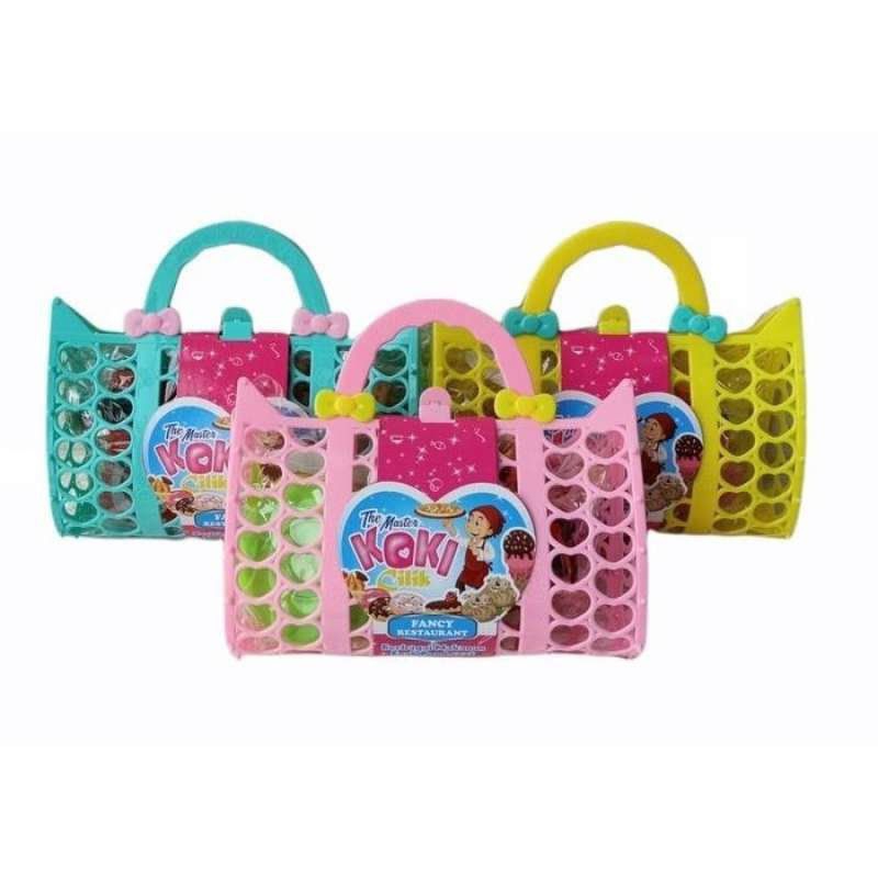 Mainan Tas Masakan Keranjang Ms 02 / Mainan Peralatan Memasak / Mainan Ms 02 / Tas Masakan