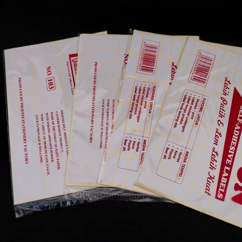 

Label Harga (lembar)