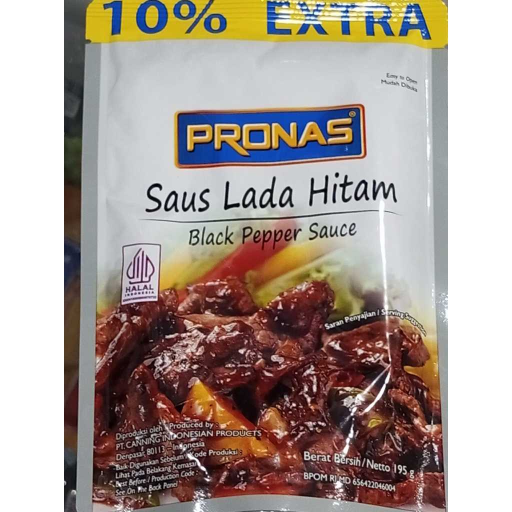 

PRONAS Saus Lada Hitam 195gram