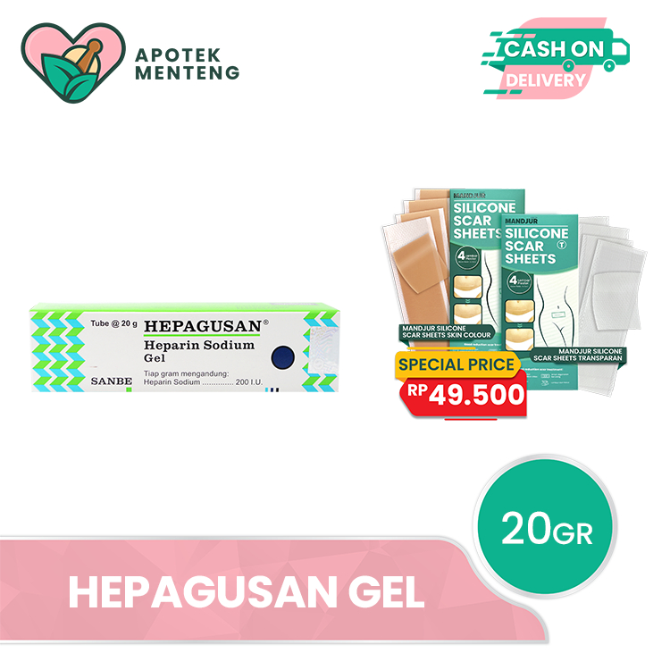 Hepagusan Gel 20 Gr - Gel Pereda Luka Lebam dan Memar