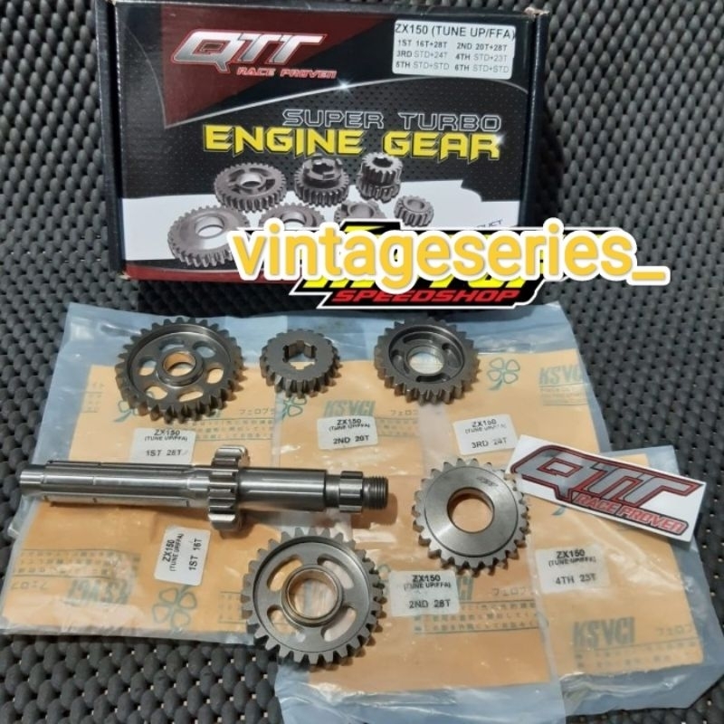 rasio ninja tune up 155 atau FFA qtt racing 16/28  20/28 std /24 std/23