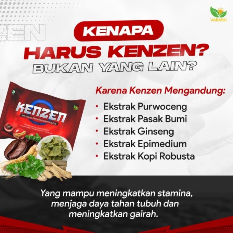 

Kenzen Kopi Herbal membantu meningkatkan fokus dan stamina