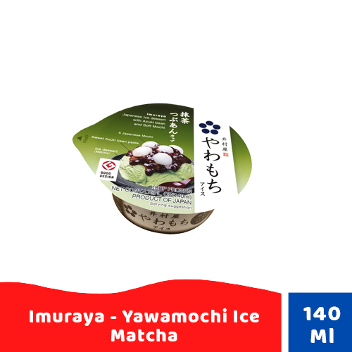 

Imuraya - Yawamochi Ice Matcha/Es Krim Mochi Matcha/Mochi