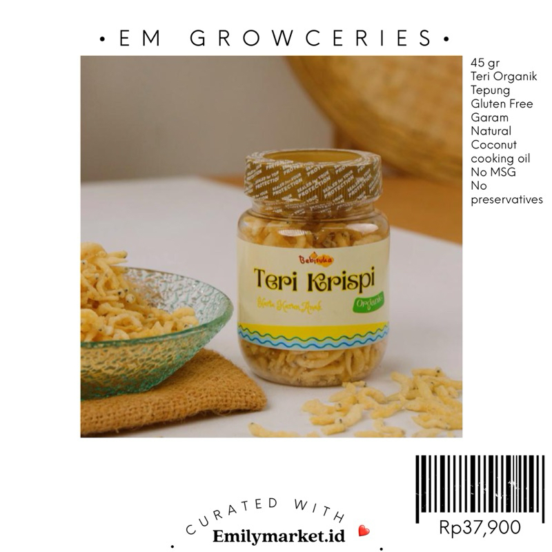 

Teri Krispi Gluten Free By Bebisuka