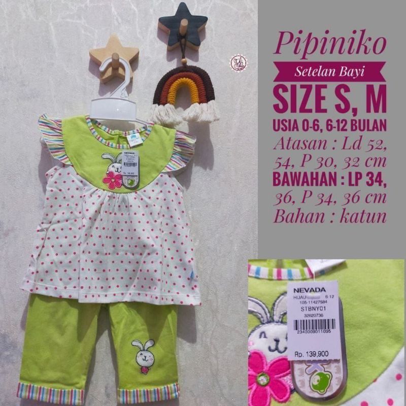 PIPINIKO Setelan Bayi Perempuan PIPINIKO Setelan Bayi