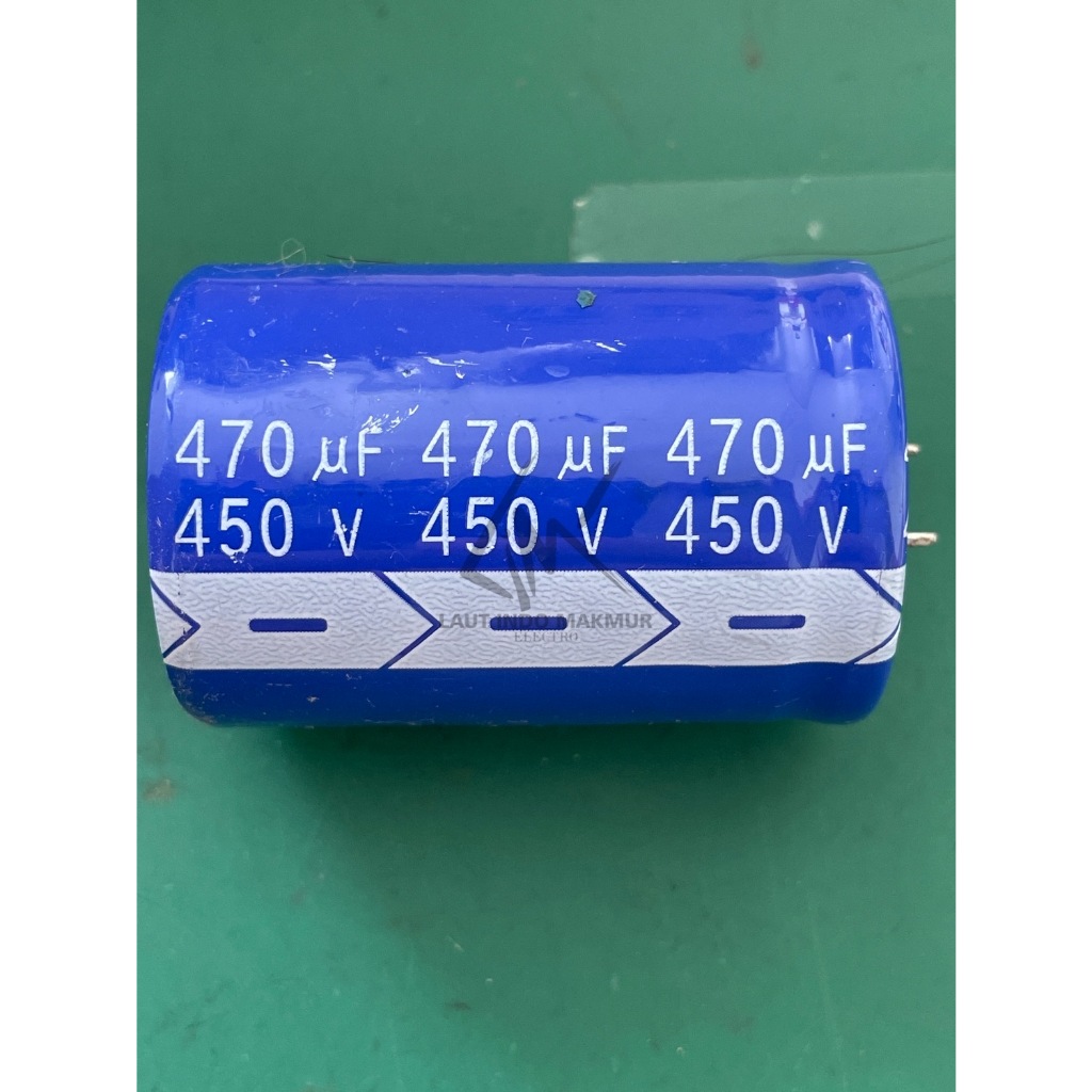 ELCO 470UF 450V 470 UF 450 VOLT ORIGINAL CAPACITOR ELKO KAPASITOR