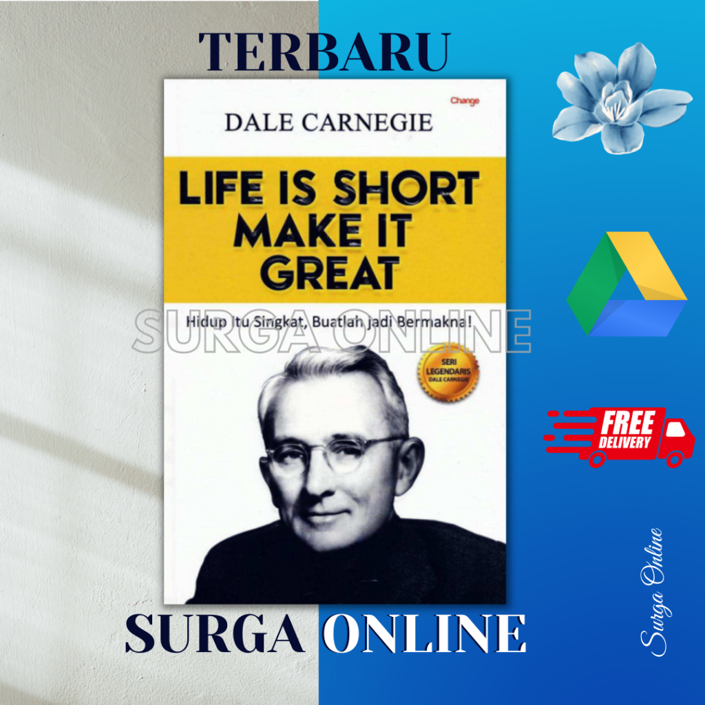 

[ ID1883SR ] Life Is Short Make It Great - Bahasa Indonesia