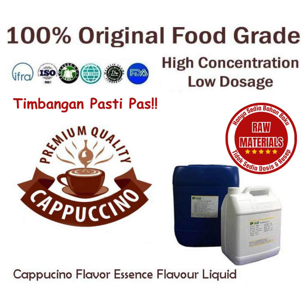 

Perisa Perasa Cappucino Essence Flavour Cappuccino Flavor 50gram