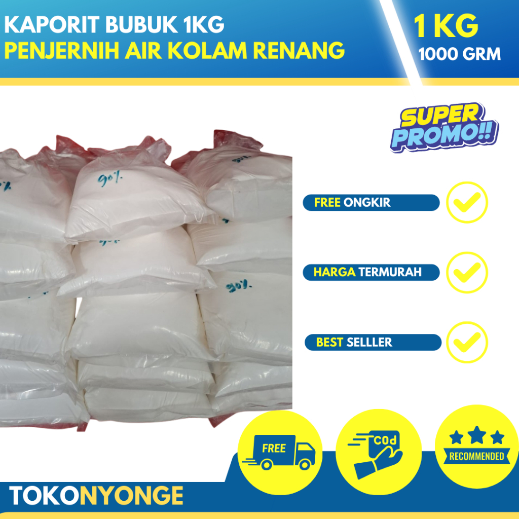 Kaporit Bubuk 90% Kaporit Powder 1 Kg