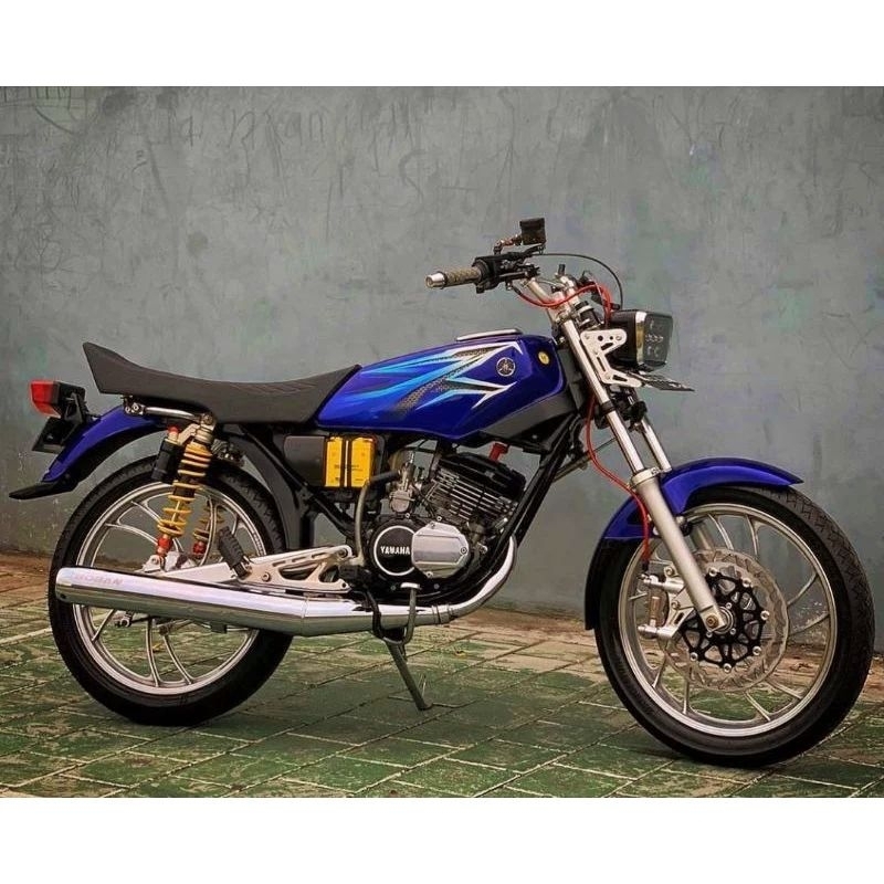 Striping lis sticker standar ORI yamaha rx king 2005 biru stiker rx king biru 2005