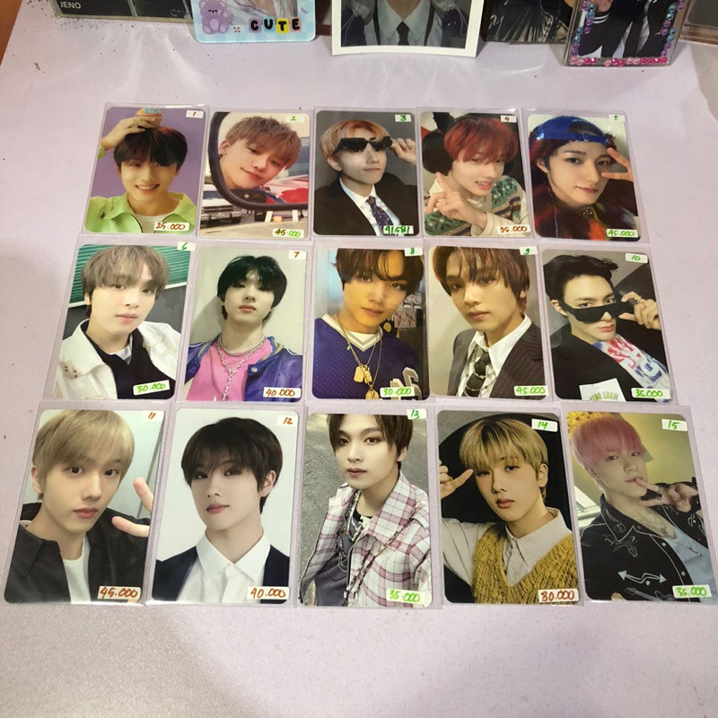 CLEARANCE SALE PHOTOCARD OFFICIAL UNDER 50K JENO HAECHAN JISUNG RENJUN TAEYONG TEN JAEMIN CHENLE DOY