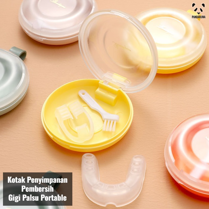 Tempat Penyimpanan Retainer Gigi / Kotak Gigi Palsu Box Protesa Simpan Kawat Gigi Ortho Case