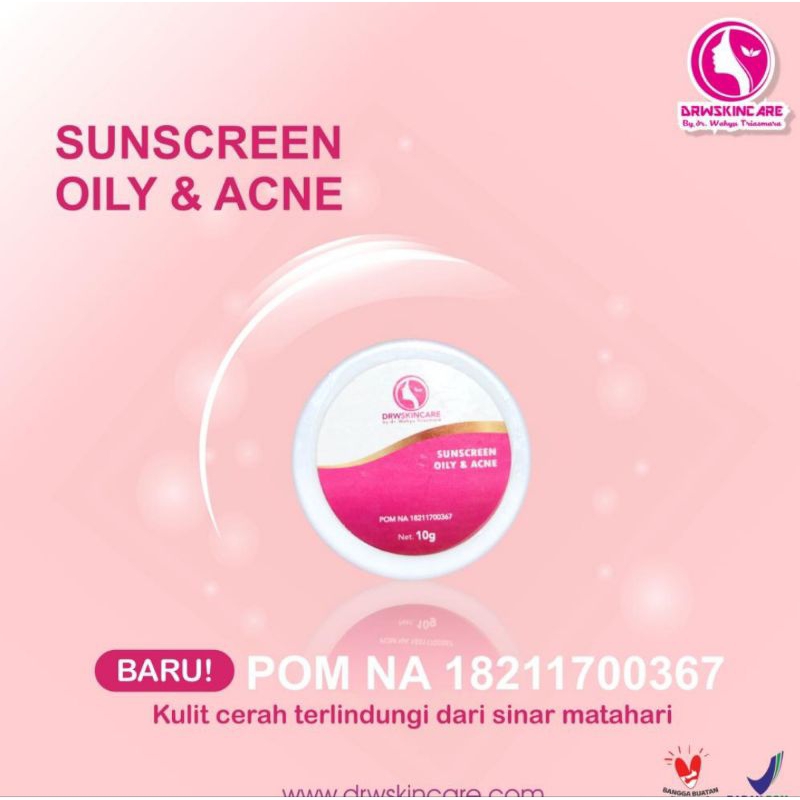 Sunscreen oily & acne Drw skincare ORI