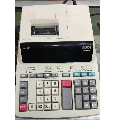 

Kalkulator struke/Calculator Printing/AUDY 14 digit/Mesin pita/garansi