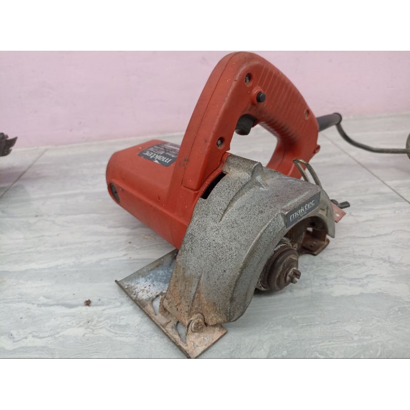 marble cutter MAKTEC potong keramik serkel 4in kondisi bekas normal