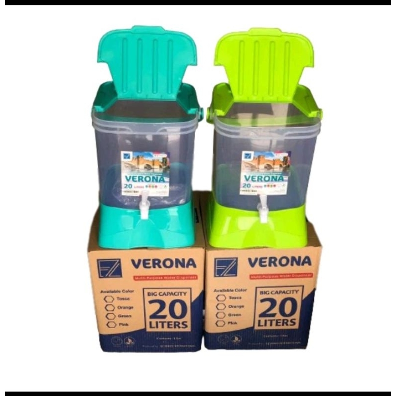 Dispenser 20 Liter verona + Kran air(bahan tebal dan kuat)