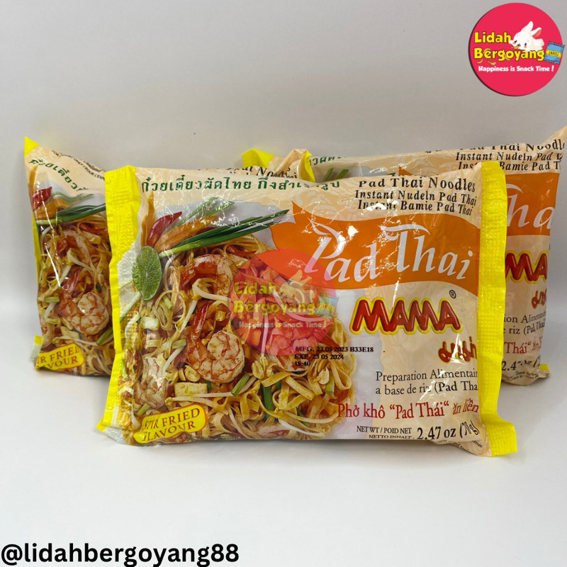 

Mama Pad Thai / Pad Thai Noodle / Pad Thai Instant / Mir Instant ala Tahi / Thai Noodle / Mie Thailand / Pad Thai Instan / Stir Fried Noodle