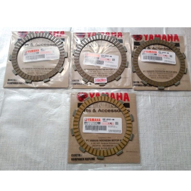 KAMPAS KOPLING VIXION NVA XABRE ASLI ORI YAMAHA 2PV E6321 00(3PCS) + 2UP E6321 00(1PCS) ORIGINAL