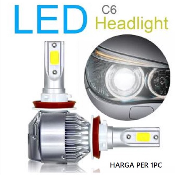 LVo Lampu LED Mobil C6 36W Headlamp Utama Mobil 36 Watt H4 H8 H9 H11 1PC f Special Edition