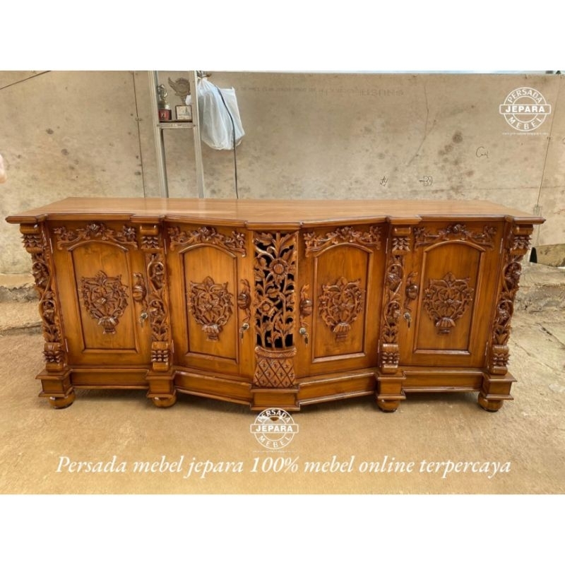 Bufet shima / Bufet jati shima / Bufet jati / Bufet minimalis / Bufet TV / Meja TV