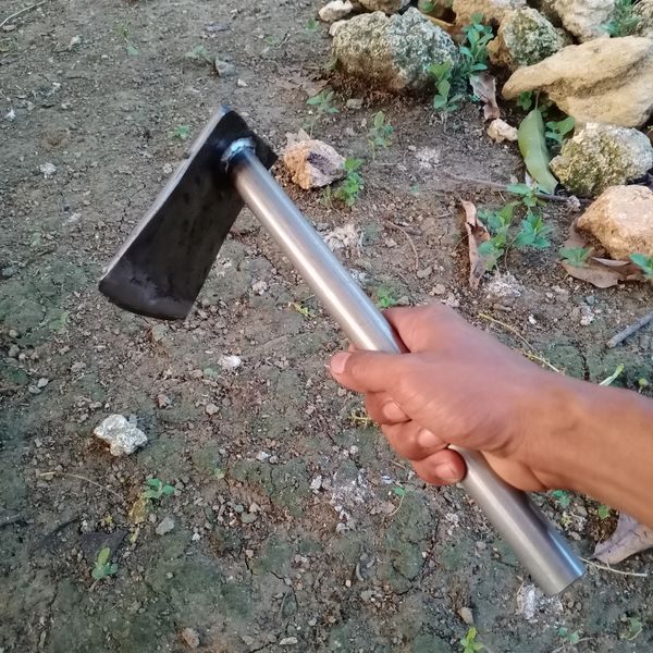 Gathul tanah/koret rumput/wangkil/cangkul mini -bahan per baja asli jaminan kuat