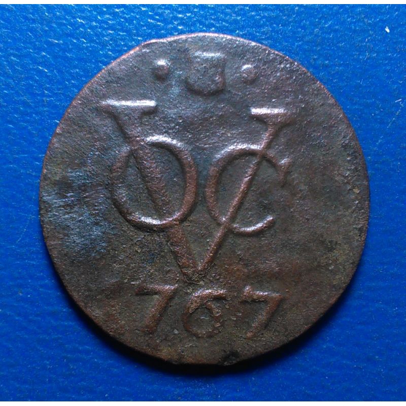 Koin VOC 1 Duit Utrecht 1767