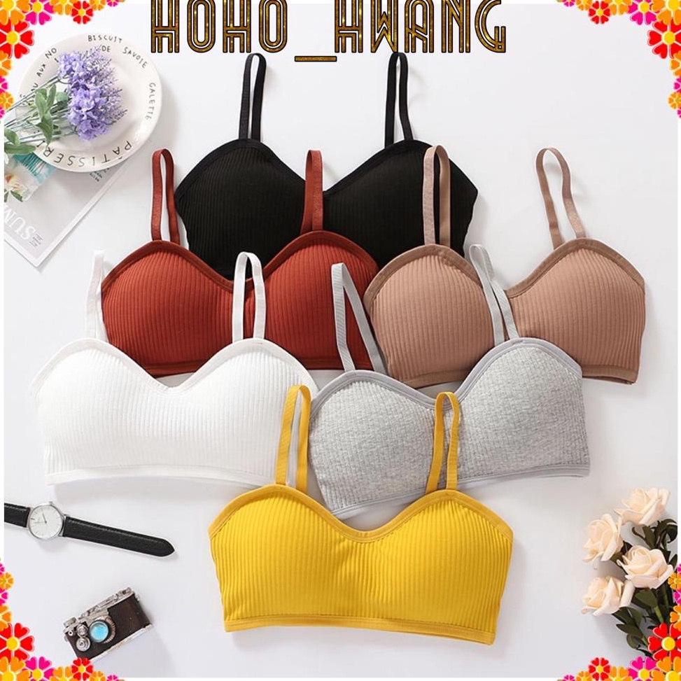VIRAL  HOHOHWANG B5 BH Bra Wanita Tanpa Kawat Pakaian Dalam bralette Push Up Elastis Sexy sport bra 
