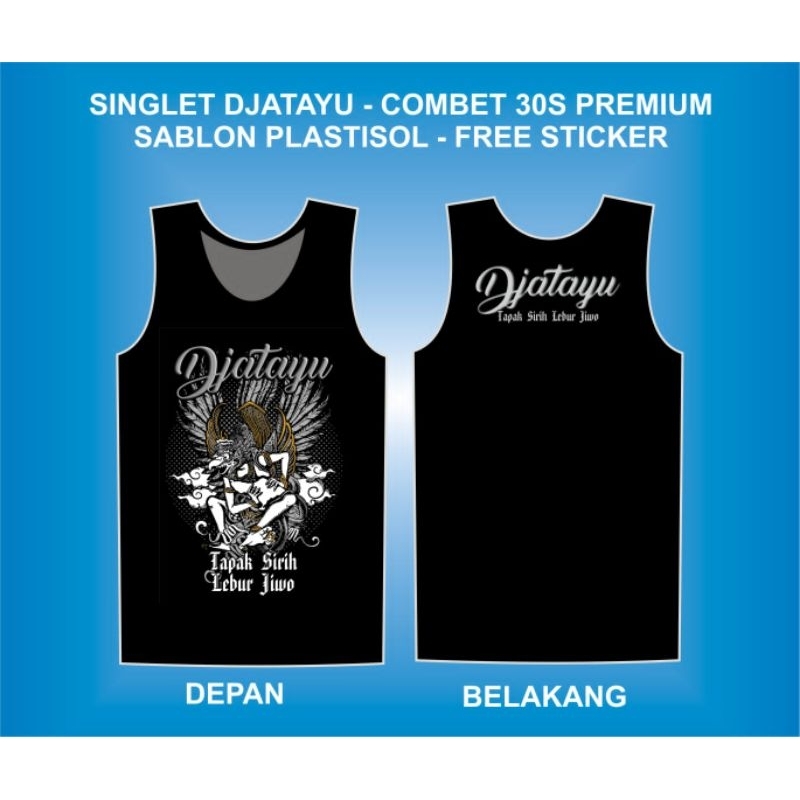 (Kode-02) Singlet Djatayu Tapak Sirih Lebur Jiwo