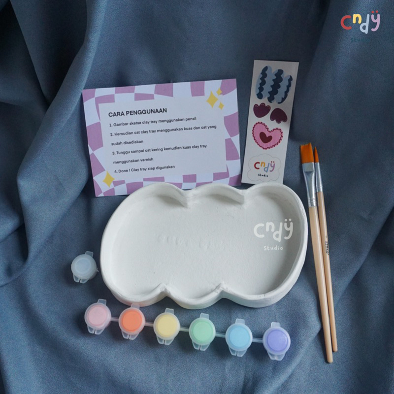 Clover Clay Tray DIY Kit / Painting DIY Kit