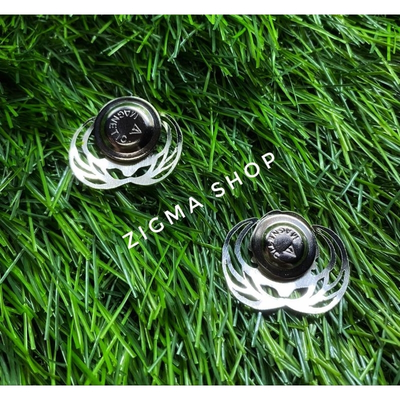 Pin Korpri Motif Rancang Silver Magnet Kuningan Asli