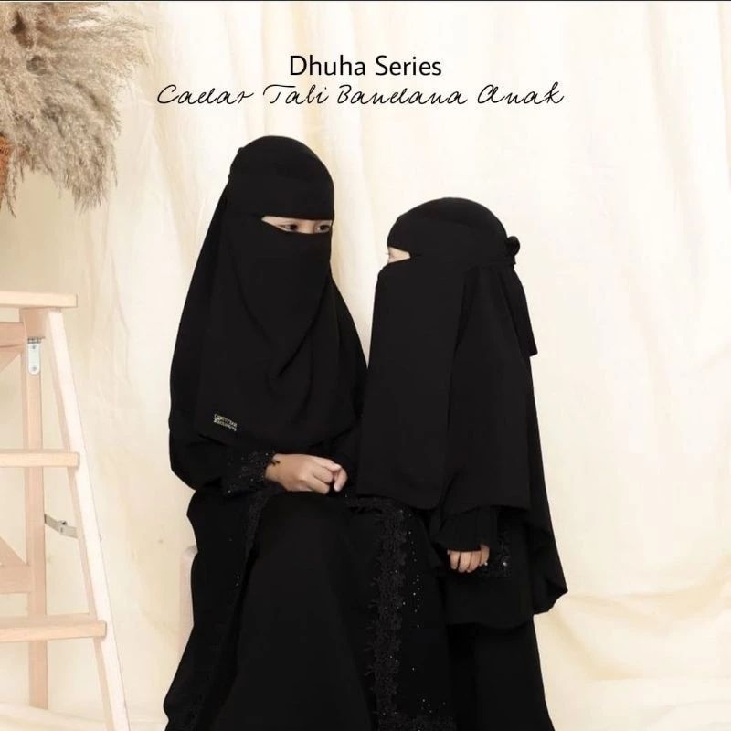 Cadar Bandana Hitam Anak Terbaru Wolfis Premium Nikab Niqob