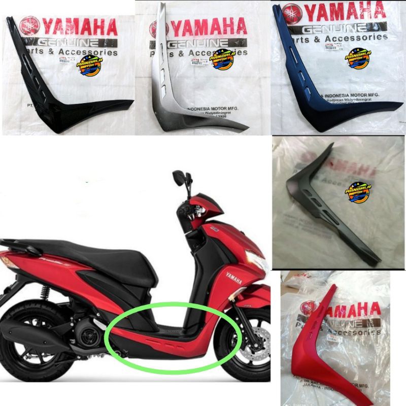MOLE SIDE, COVER BODY SIRIP BAWAH FREE GO KANAN B5D-F171M-00-P, KIRI B5D-F171L-00-P . ORIGINAL YAMAH